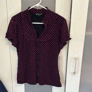 INC International Concepts polka dot Blouse
